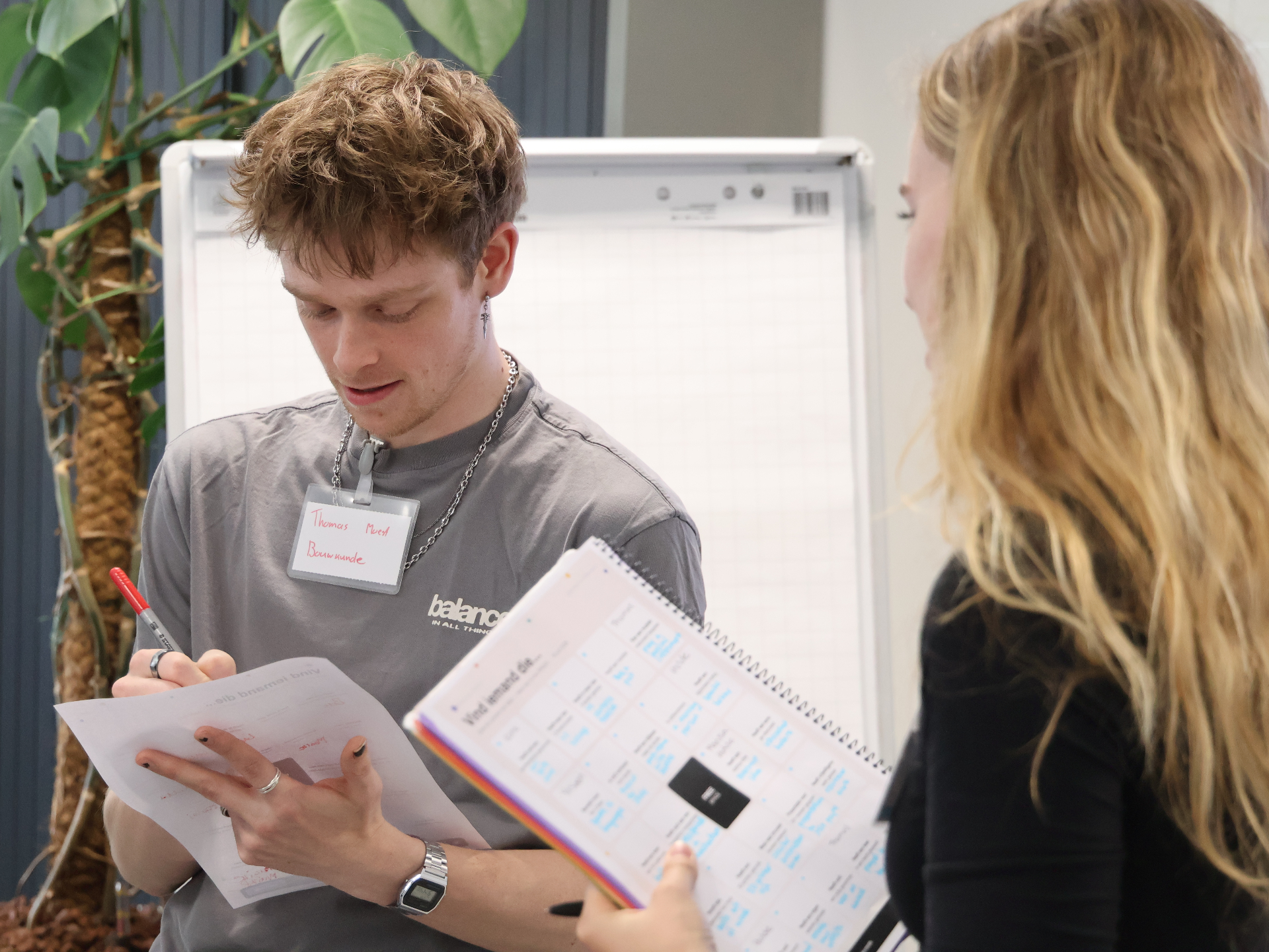 Coaching tijdens een AI-Werklab sessie